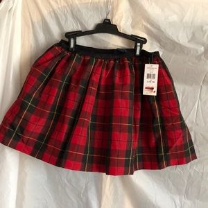 Ralph Lauren girls Tartan Plaid Taffeta Skirt